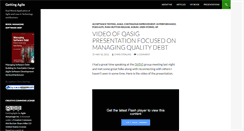 Desktop Screenshot of gettingagile.com